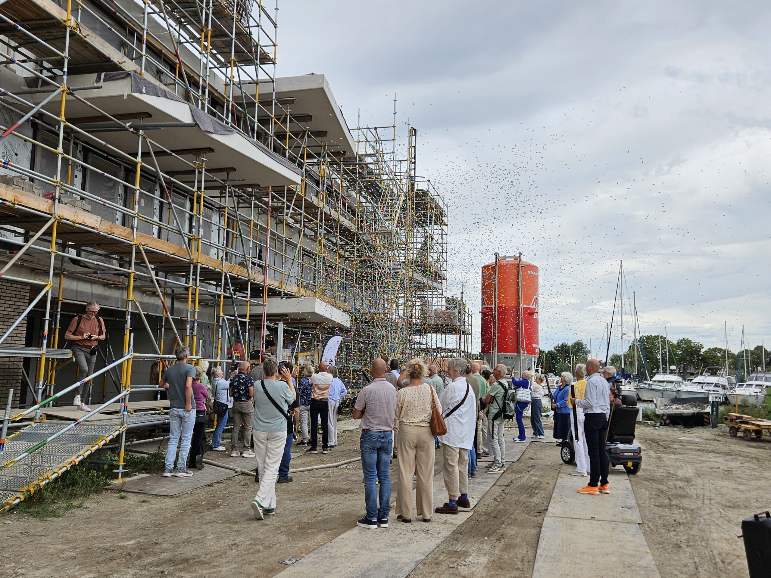 Feestelijk bouwmoment bij Kaap Zoutepoel